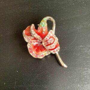 Monet Orchid Brooch